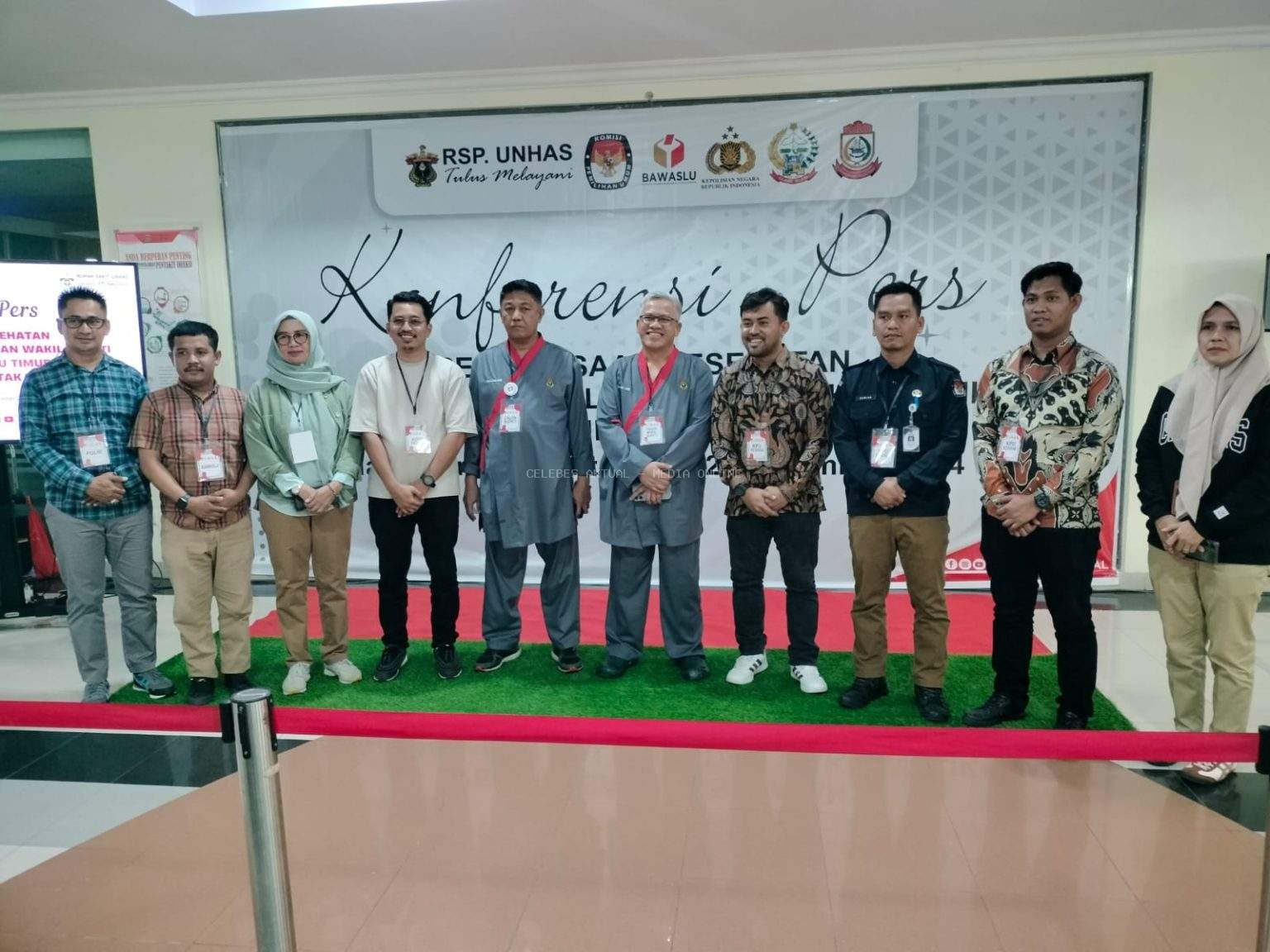 Pasangan Isrullah - Usman Jalani Tes Kesehatan di RSP Unhas Makassar