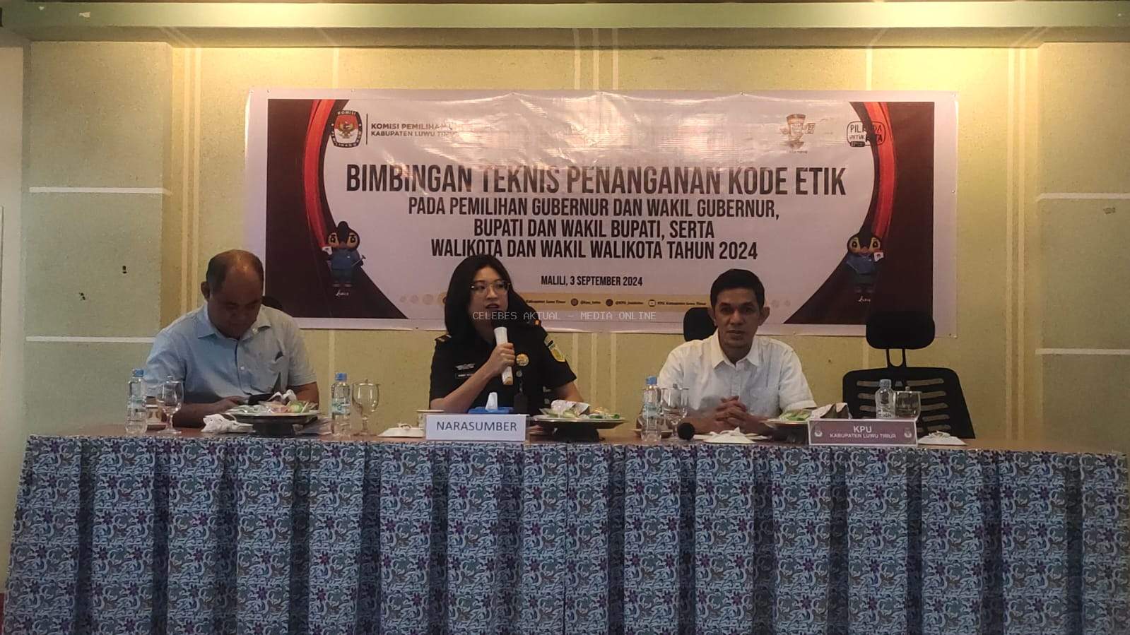 Cegah Pelanggaran Penyelenggara Pilkada, KPU Luwu Timur Selenggarakan Bimtek Penanganan Kode Etik