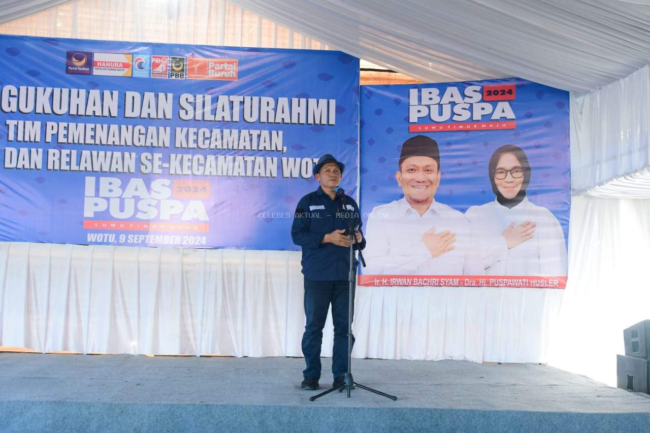 Ketua Tim Pemenangan Ibas - Puspa, Herdinang: Jangan Takut Diintimidasi. Kalau Ada Intimidasi 