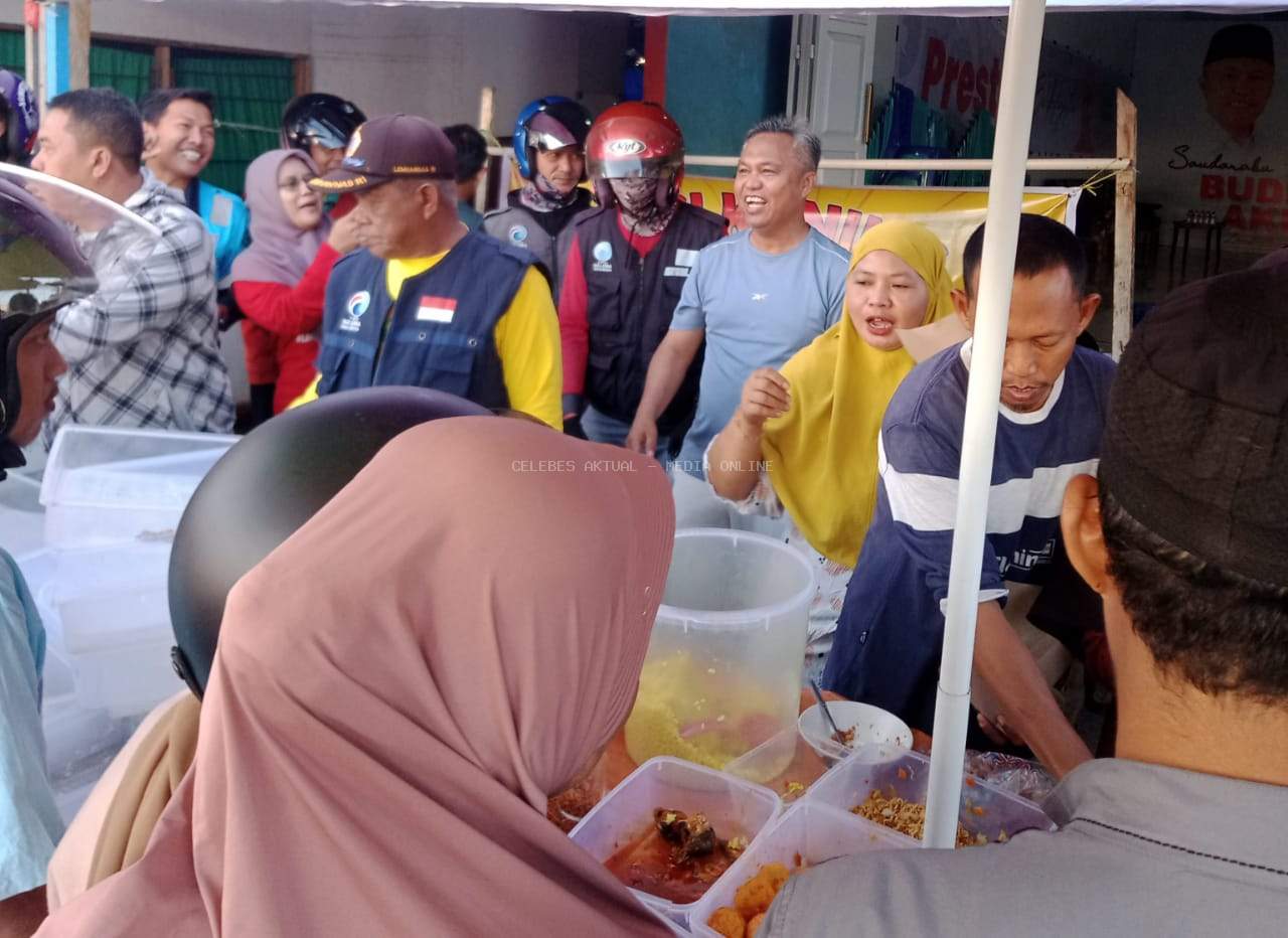 Bupati Budiman Bikin Heboh Pasar Malili: Sarapan Nasi Kuning dan Silaturahmi Santai Bersama Warga