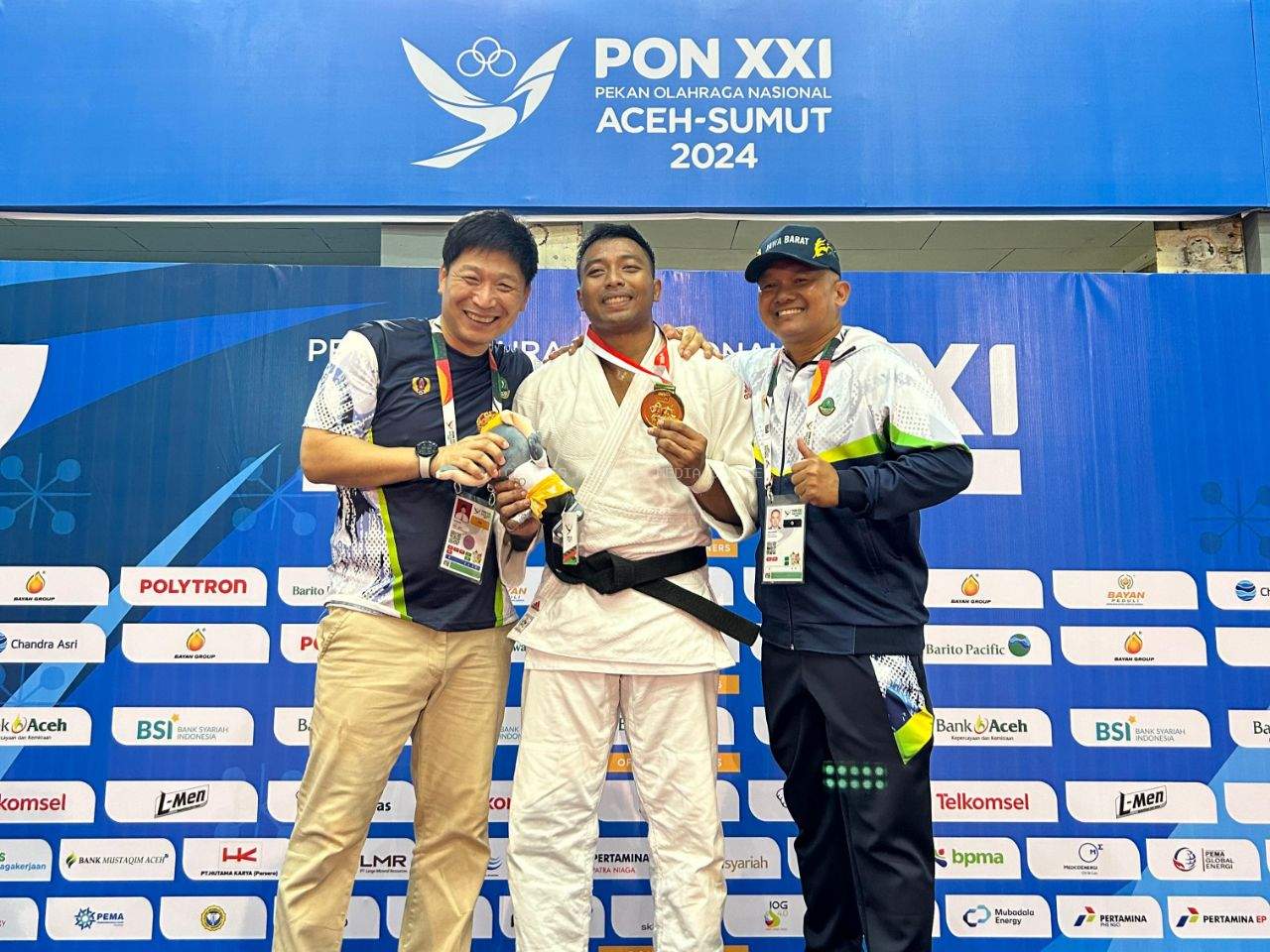 Tiga Atlet Polri Raih Medali Emas, Perak dan Perunggu Lewat Cabor Judo dan Muaythai di PON XXI Aceh Sumut