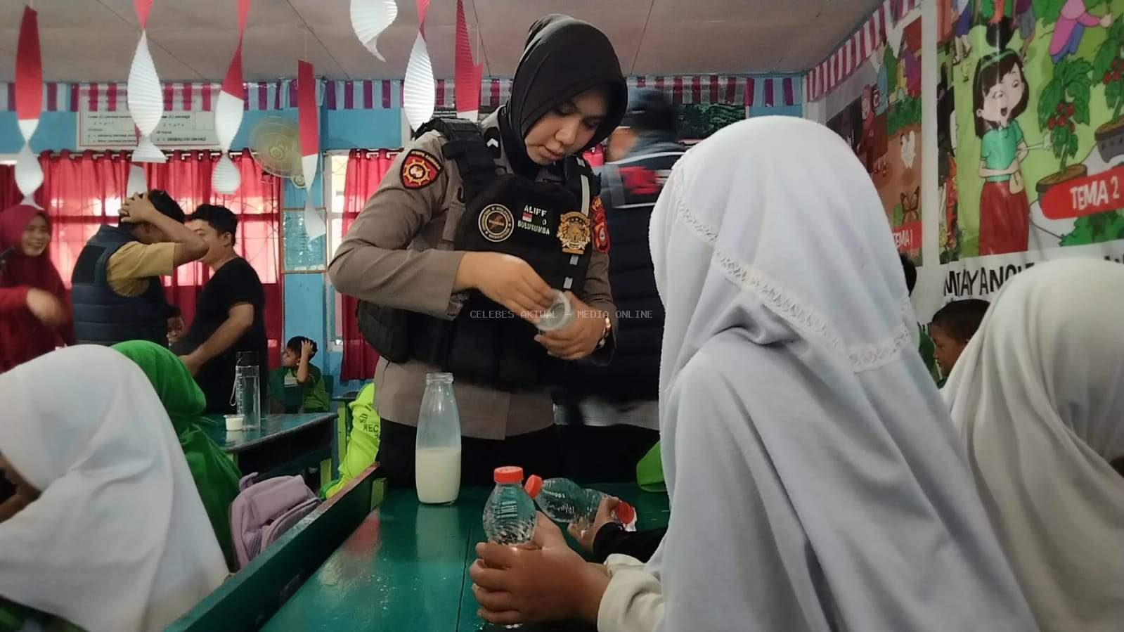 Program Makan Sehat Bergizi Kapolda Sulsel Berjalan 2 bulan, Berlanjut di SD Inpres Kampus IKIP 