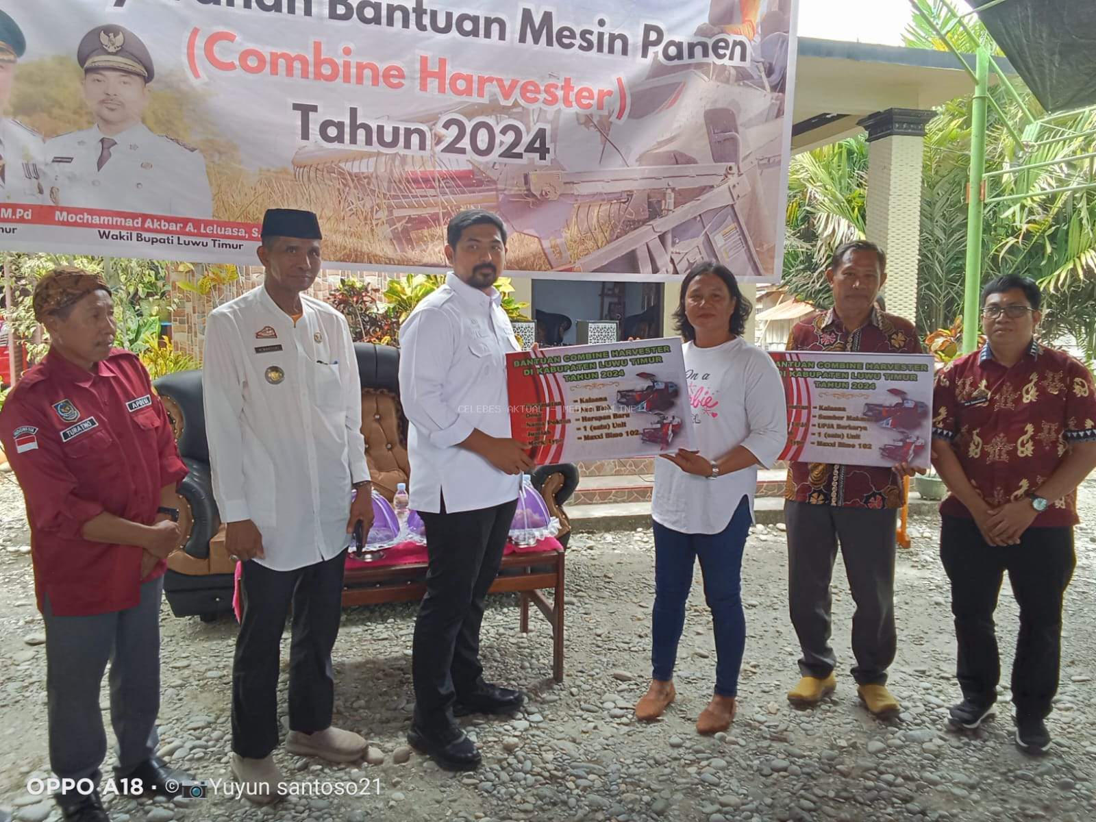 Penyerahan Alat Mesin Panen oleh Wakil Bupati Akbar Andi Leluasa: Dorongan Besar bagi Pengembangan Pertanian di Luwu Timur