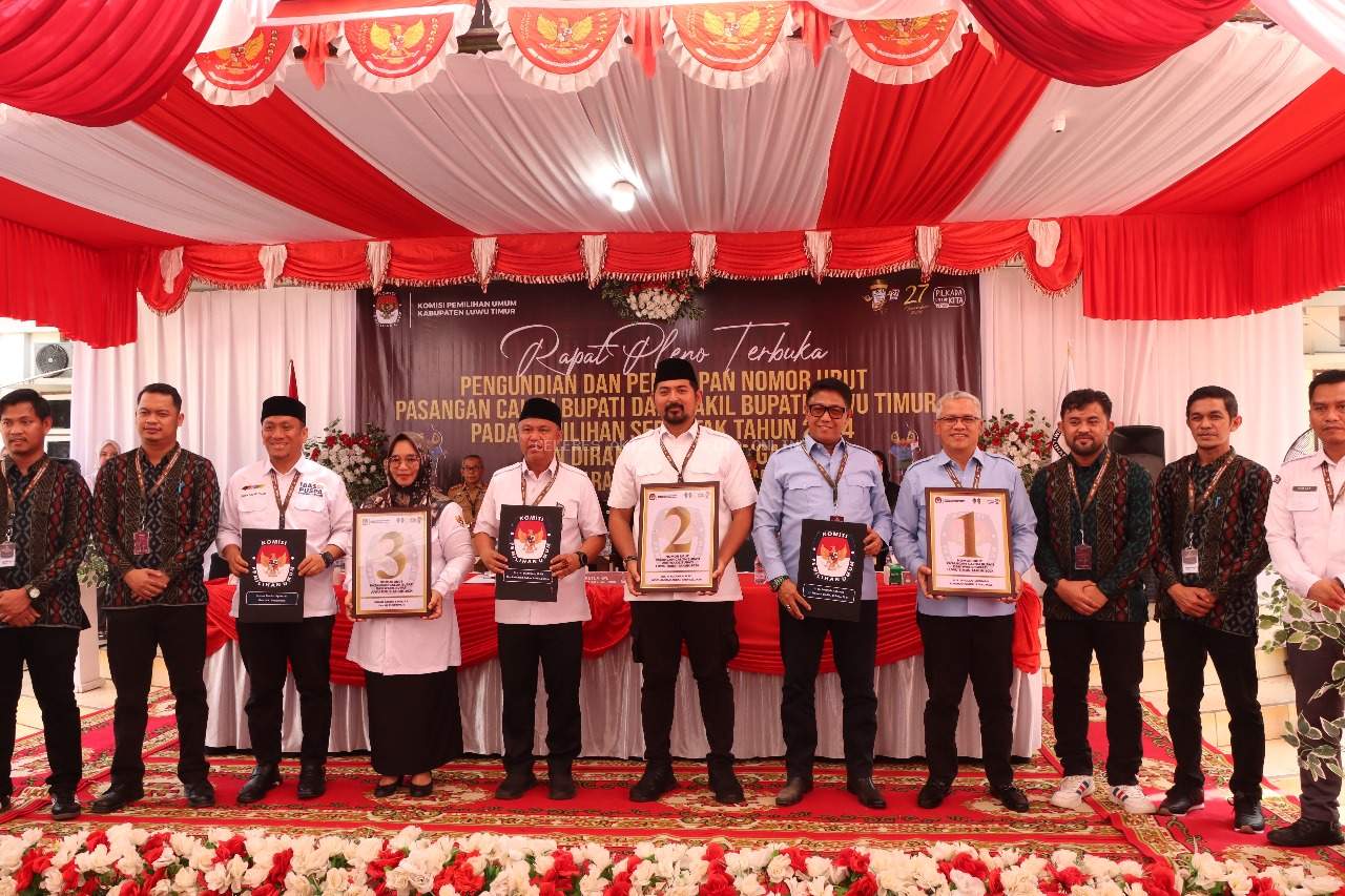 Isrullah-Usman Ajak Paslon Lain Ikut Senam Sehat Demi Pilkada Damai di Luwu Timur