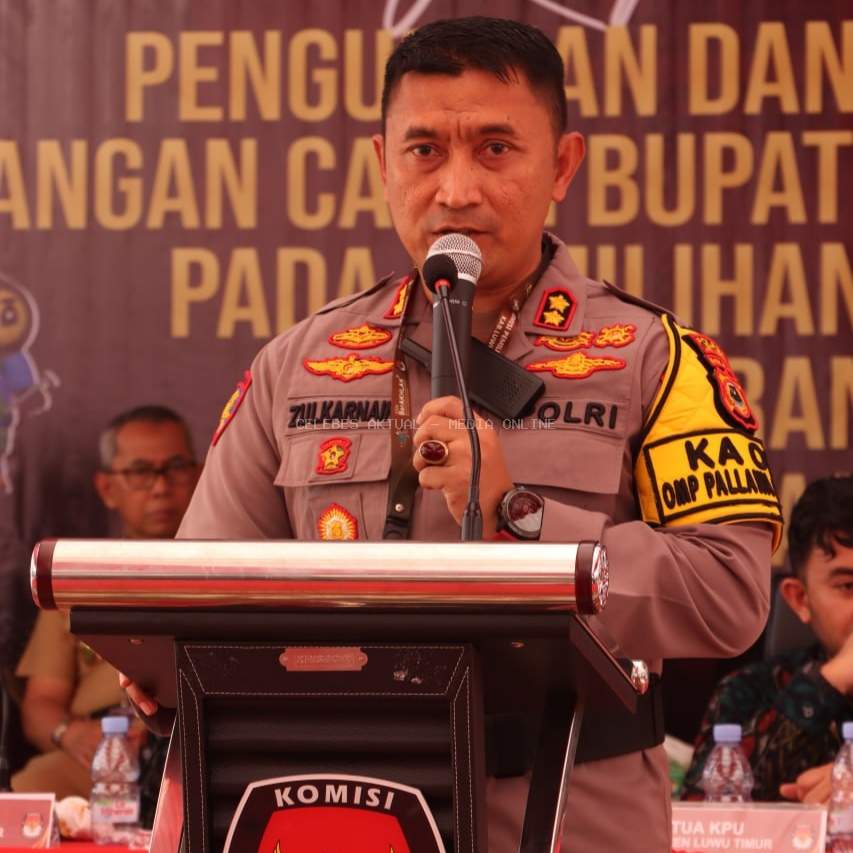 Polres Luwu Timur Siapkan Personel Pengamanan untuk Setiap Pasangan Calon Bupati dan Wakil Bupati