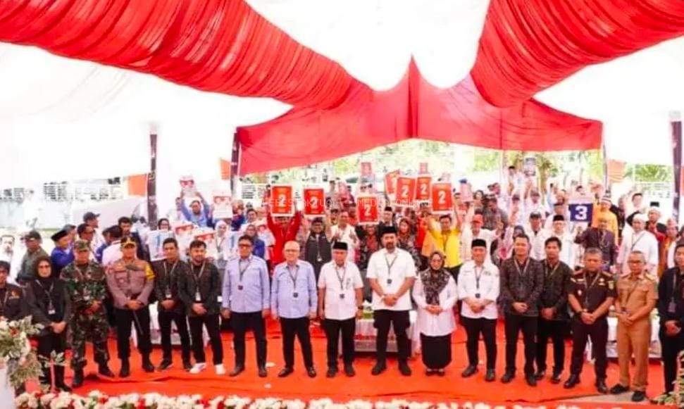 Hadiri Pengundian Nomor Urut Paslon, Bawaslu Luwu Timur Tegaskan Pentingnya Pengawasan dalam Pemilihan Serentak 2024