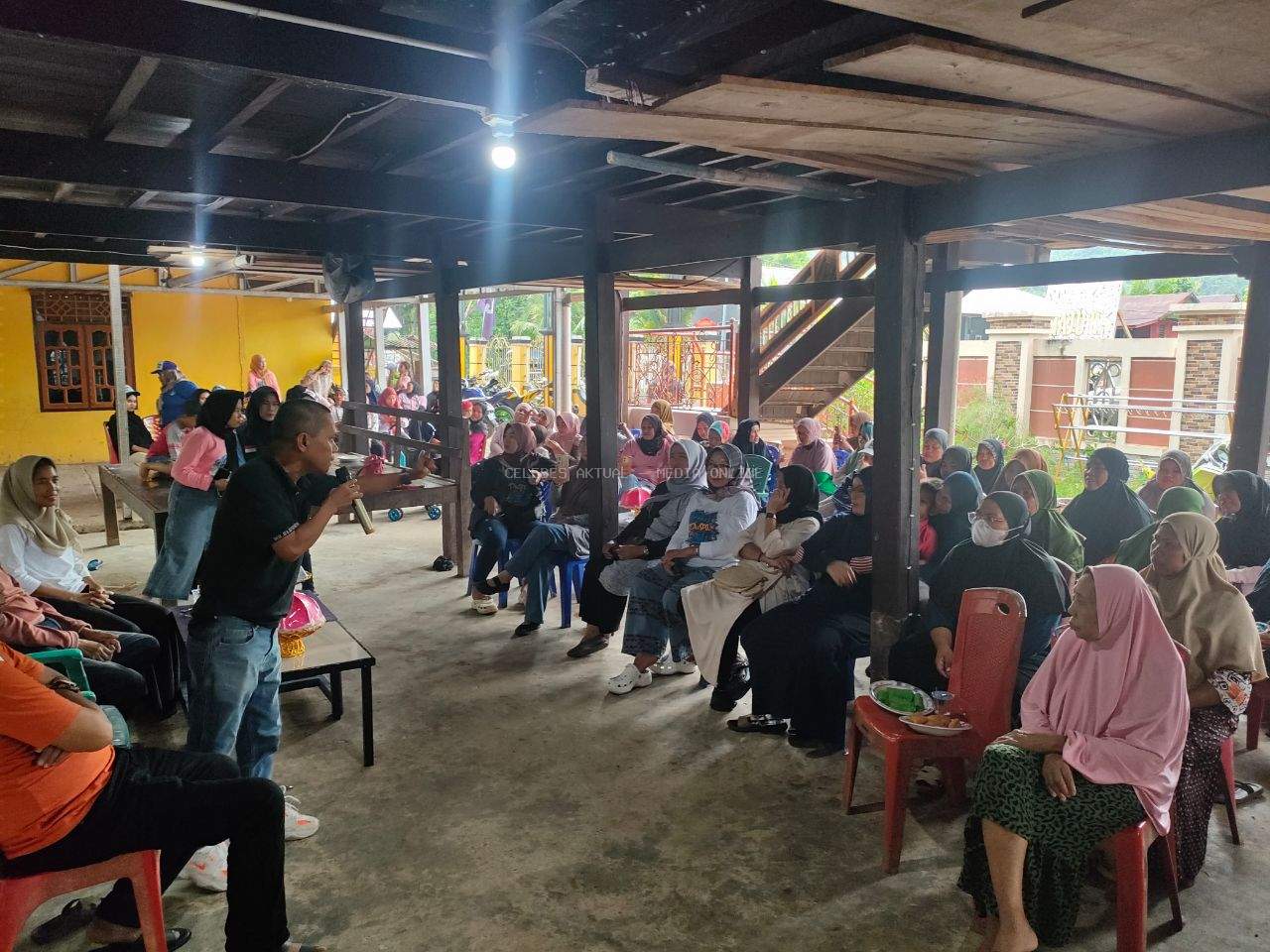 Desa Baruga Bergemuruh, Tim Kampanye Ibas-Puspa Klaim Kemenangan 70%