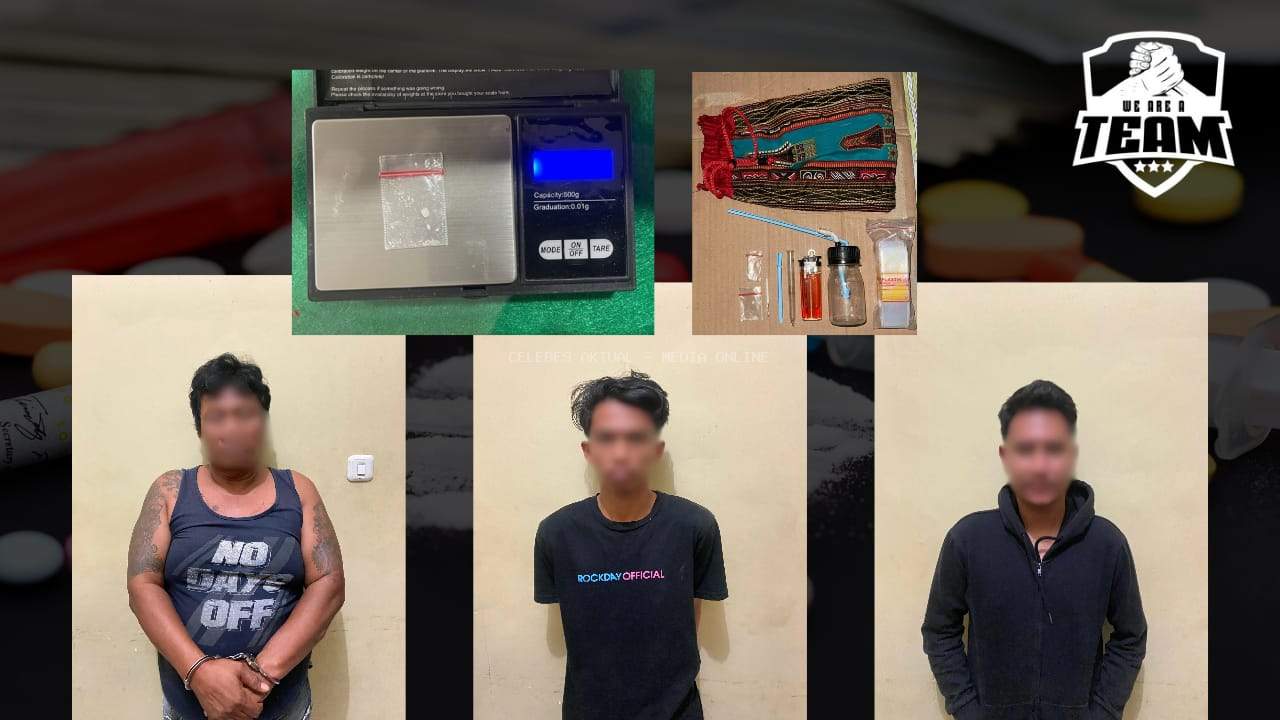 Sat Narkoba Polres Luwu Timur Berhasil Ungkap Kasus Peredaran Sabu di Tomoni