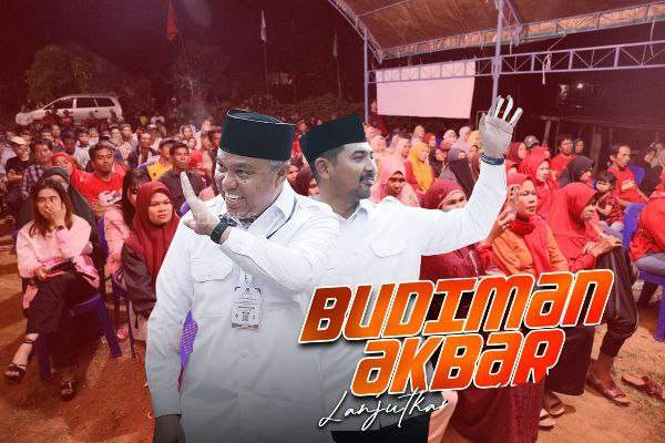 Pasangan Budiman-Akbar Disambut Hangat di Masiku, Komitmenkan Rp 50 Miliar untuk Pembangunan Loeha Raya