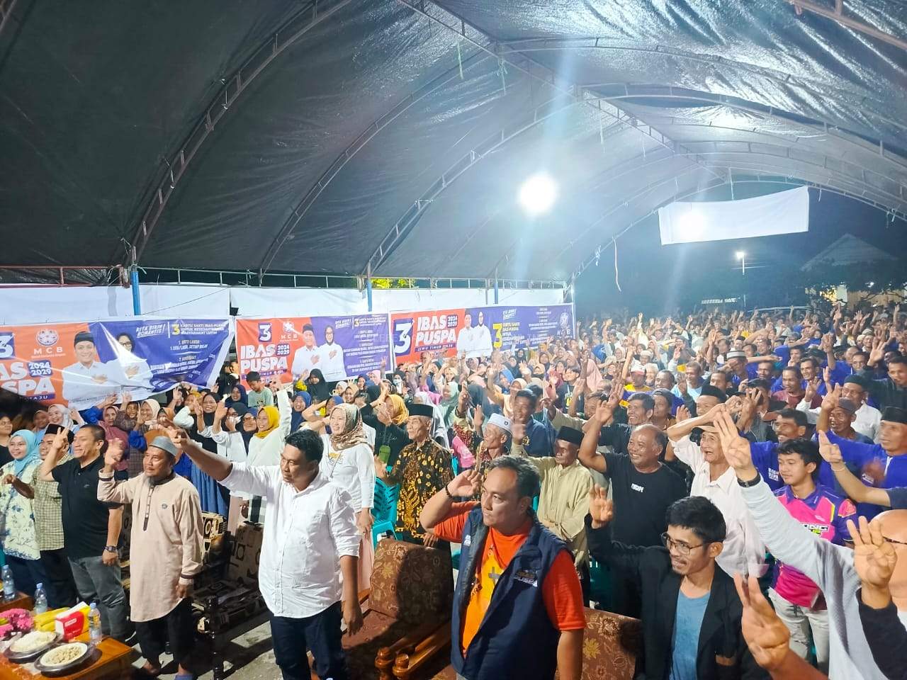 Brigade Melati Community Allout Dukung Ibas-Puspa, Siap Menangkan di Mangkutana Raya