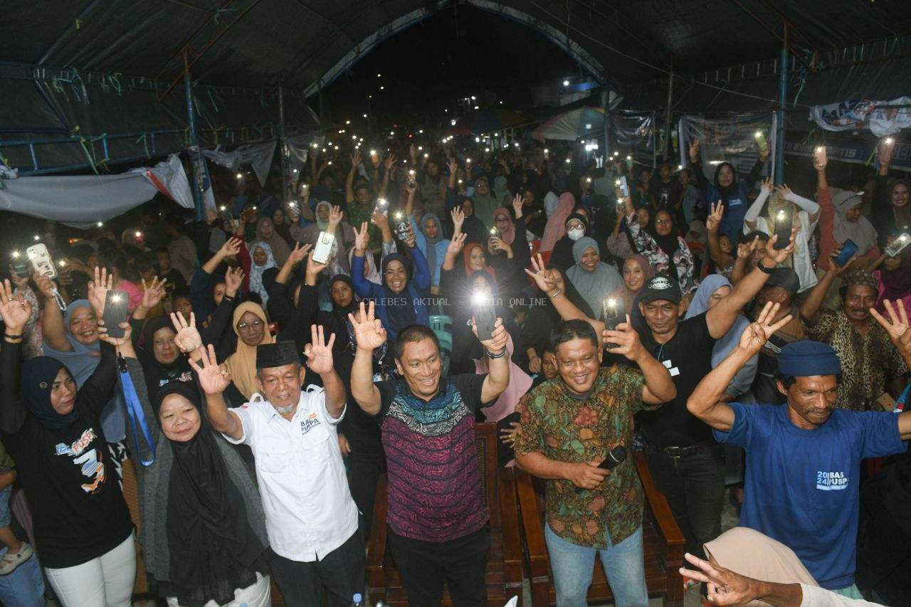 Antusiasme Warga Membludak Sambut IBAS di Lakawali, Tenda Tak Cukup Tampung Pendukung