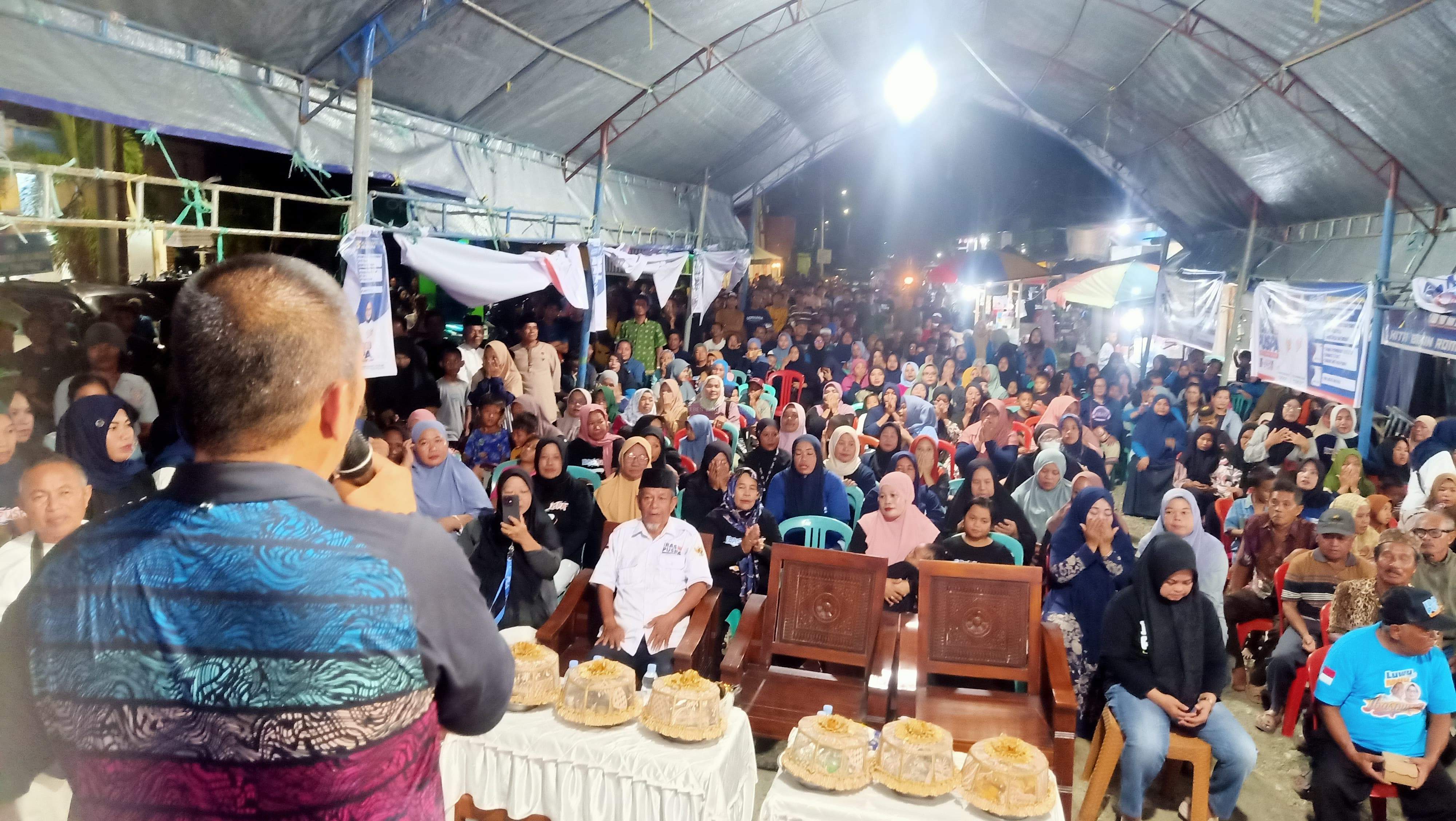 Kampanye Terbatas di Lakawali, Ibas Ajak Warga Doakan Alm Husler