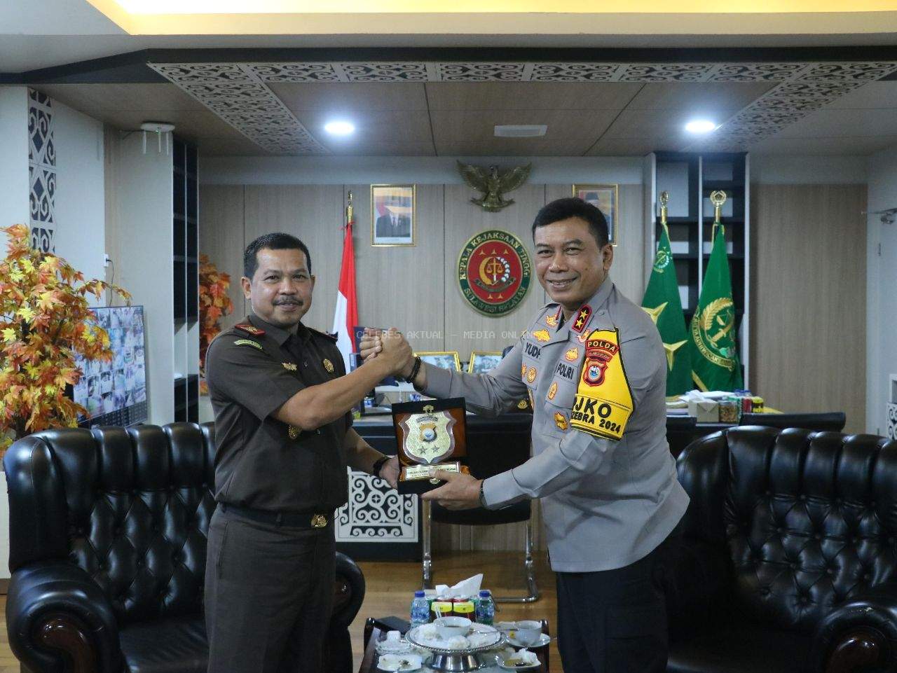 Kunjungan dan Silaturahmi Kapolda Sulsel Kepada Kepala Kejaksaan Tinggi Sulsel