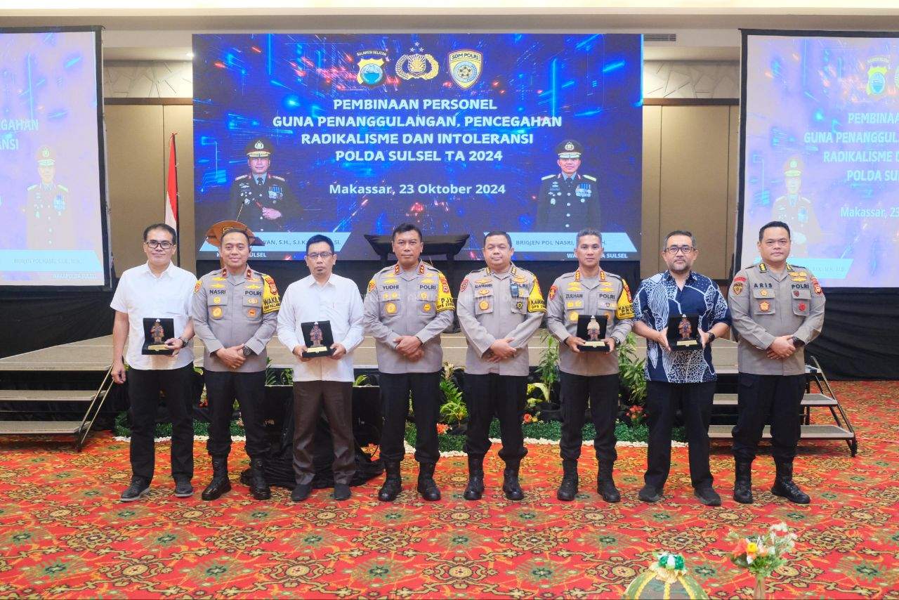Kapolda Sulsel Pimpin Pembinaan Personel Polri untuk Penanggulangan Radikalisme dan Intoleransi Tahun 2024