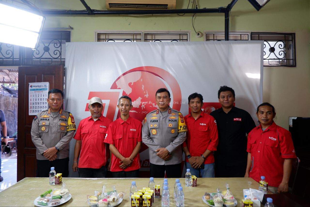 Kapolda Sulsel Kunjungi Kantor TV One Biro Makassar, Perkuat Sinergi untuk Pemberitaan Kamtibmas