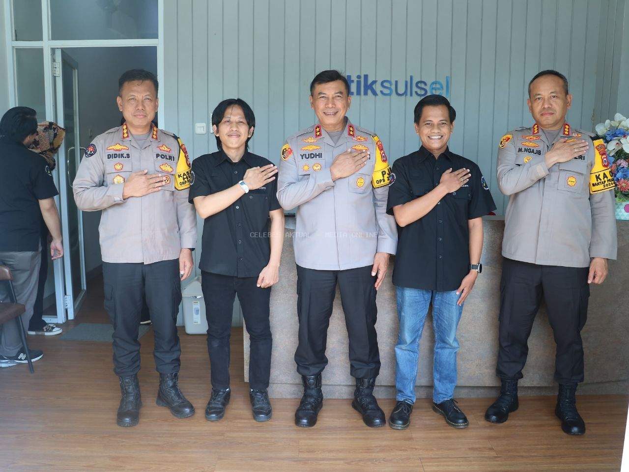 Kapolda Sulsel Kunjungi Kantor Redaksi Detik.com, Bahas Kolaborasi Kepolisian dan Media