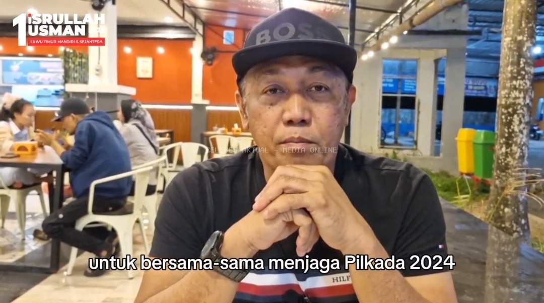 Jelang Debat Kandidat, Isrullah Ajak Masyarakat Luwu Timur Jaga Pilkada Damai 2024