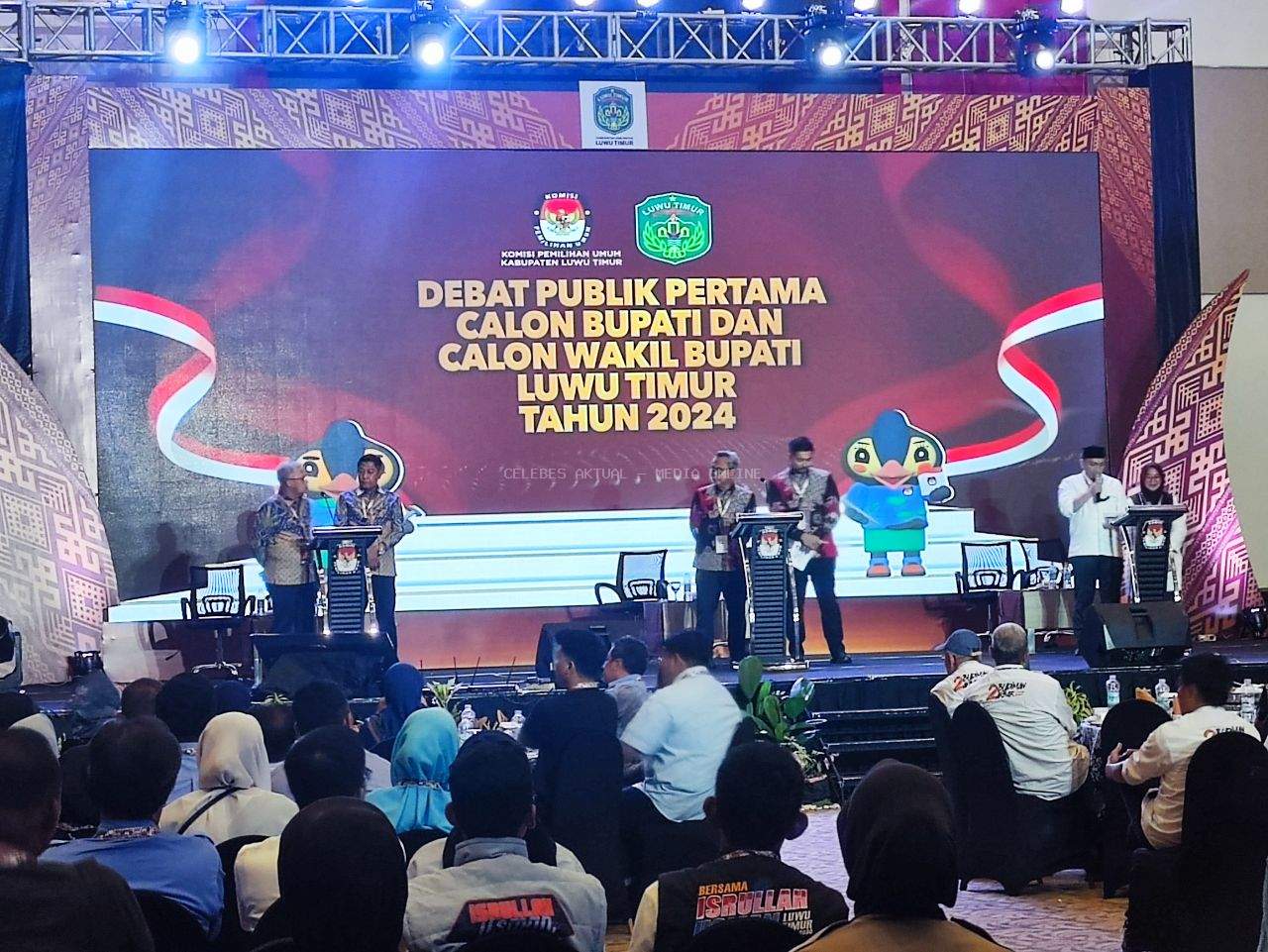 Jawaban Tepat Isrullah-Usman dalam Debat Terkait Permasalahan Angka Pengangguran di Kabupaten Luwu Timur.