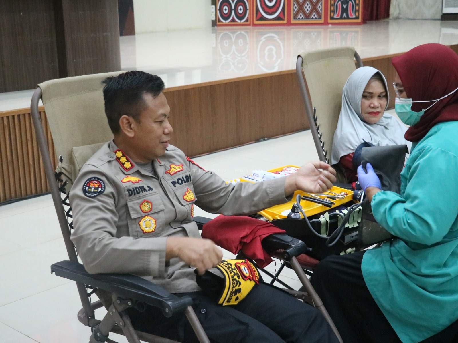 Peringati Hari Jadi Humas Polri ke-73, Bid Humas Polda Sulsel Gelar Aksi Donor Darah