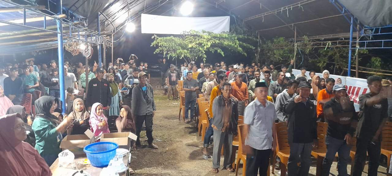 Hujan Deras, Warga Parumpanai Tetap Semangat Sambut Pertemuan Isrullah-Usman