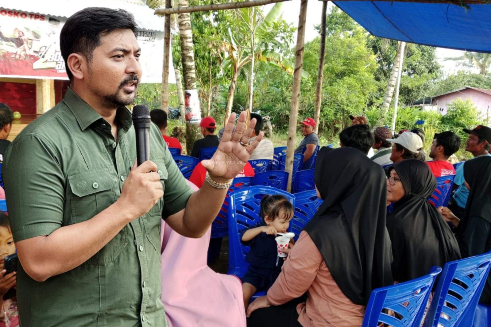 Pemuda Garkin keluhkan kondisi Lapangan Bola, Akbar: Ratakan !