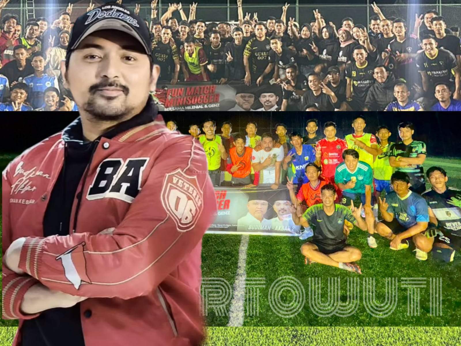 Main Bola Bareng di Sofia, Milenial Towuti: Kita Adalah Akbar, Akbar Adalah Kita