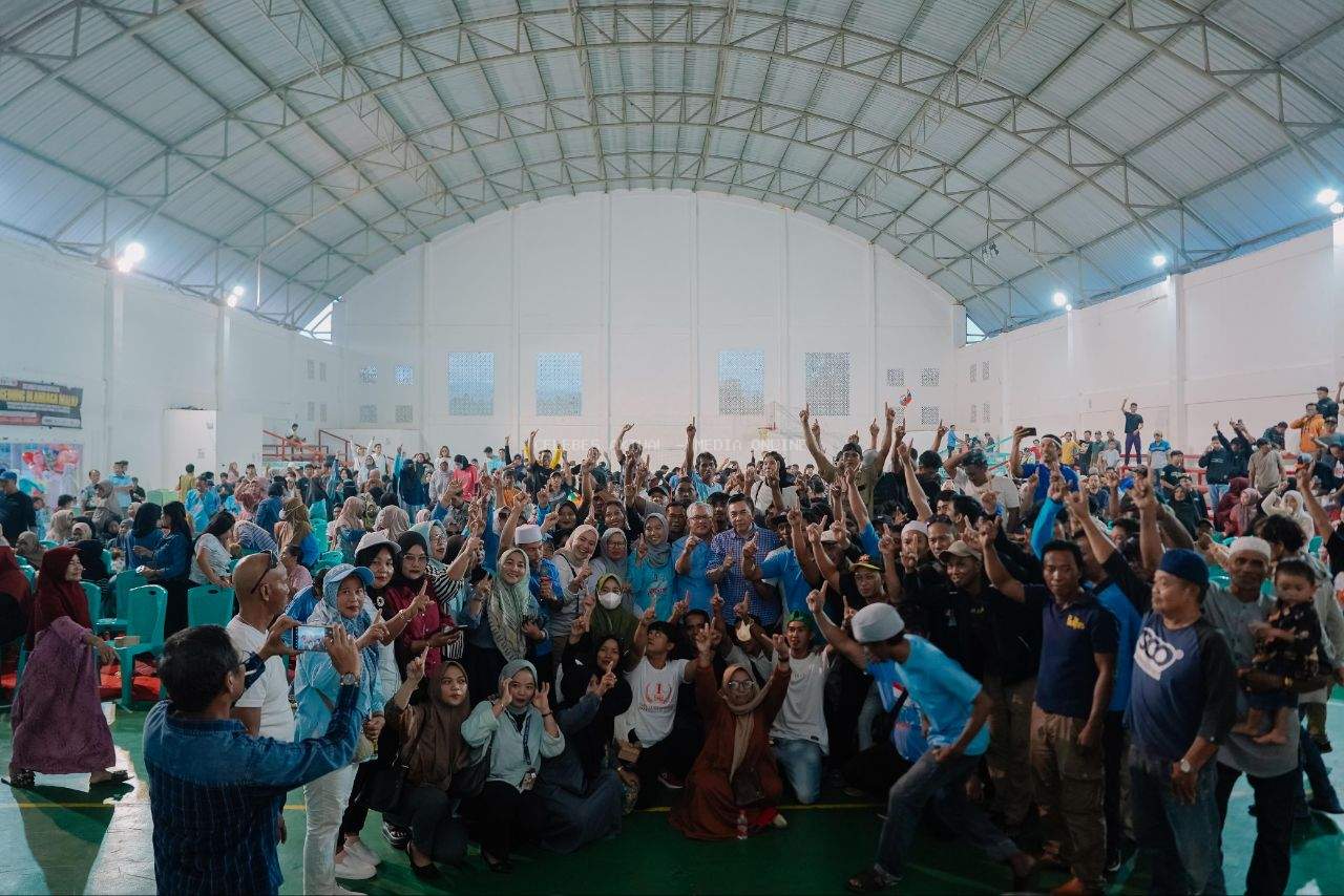 Silaturahmi Akbar BERIMAN, Usman Sadik Ungkap Keyakinan Menang Bersama Ribuan Relawan