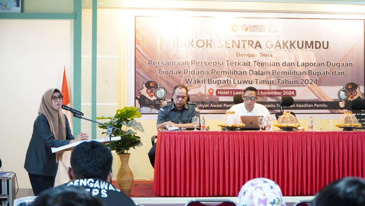 Bawaslu Luwu Timur Gelar Rapat Koordinasi Gakkumdu untuk Sinergikan Penanganan Dugaan Pelanggaran Pilkada 2024