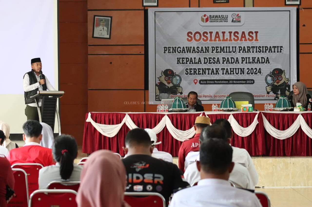 Cegah Pelanggaran Netralitas Kades, Bawaslu Luwu Timur Gelar Sosialisasi