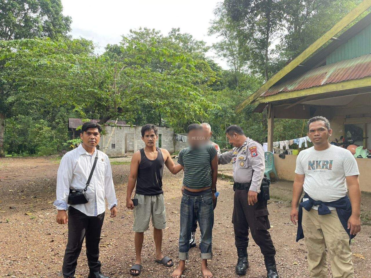 Polsek Wasuponda Tangkap Dua Terduga Pencuri Traktor di Luwu Timur