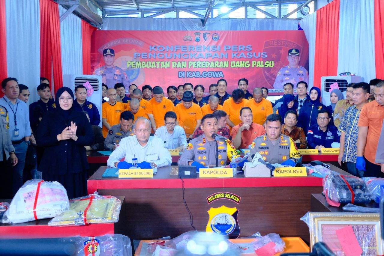 Kapolda Sulsel Pastikan Buru Pemodal Utama Pabrik Uang Palsu di salah satu Kampus Perguruan Tinggi Makassar