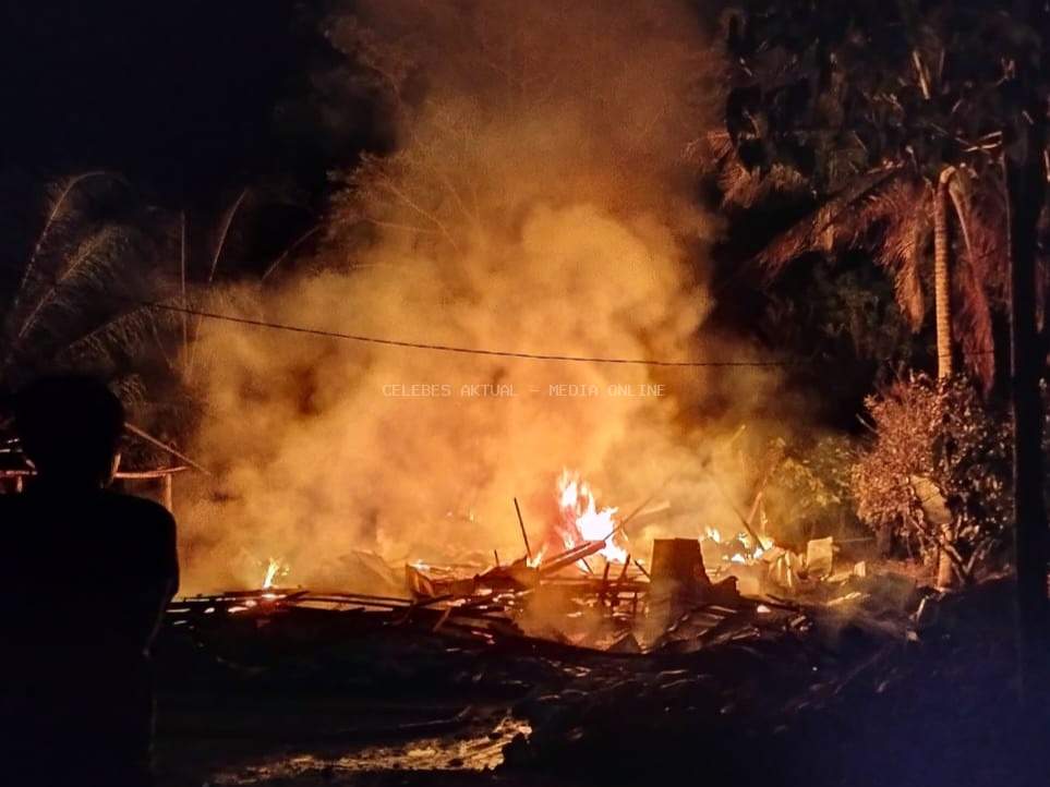 Kebakaran Kedua Dalam Sepekan di Luwu Timur: Api Hanguskan Rumah Warga Tomoni