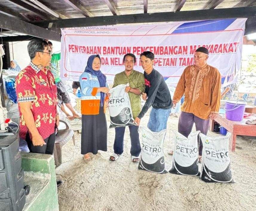 PT Citra Lampia Mandiri Salurkan Bantuan untuk Petani Tambak dan Nelayan di Luwu Timur