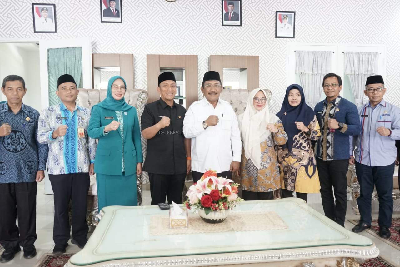 Bupati Lutim Sambut Kunjungan Bupati Bombana, Bahas Pembangunan Daerah