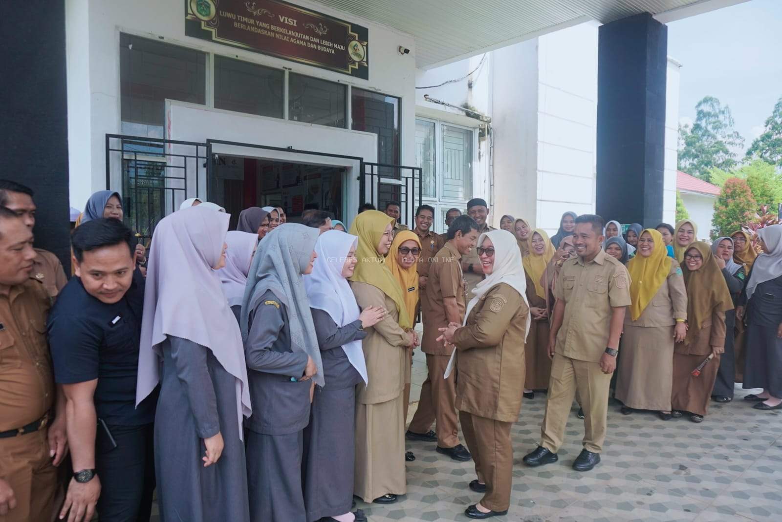 Hari Pertama Kerja Pasca Lebaran, Wabup Puspa Sidak Sejumlah SKPD