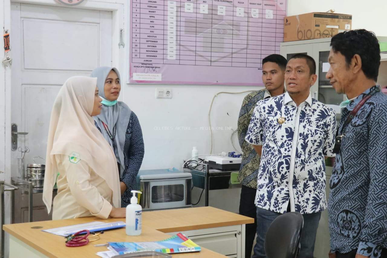 Sidak PKM Malili, Bupati : Pasien Harus Diutamakan, Bukan Administrasi