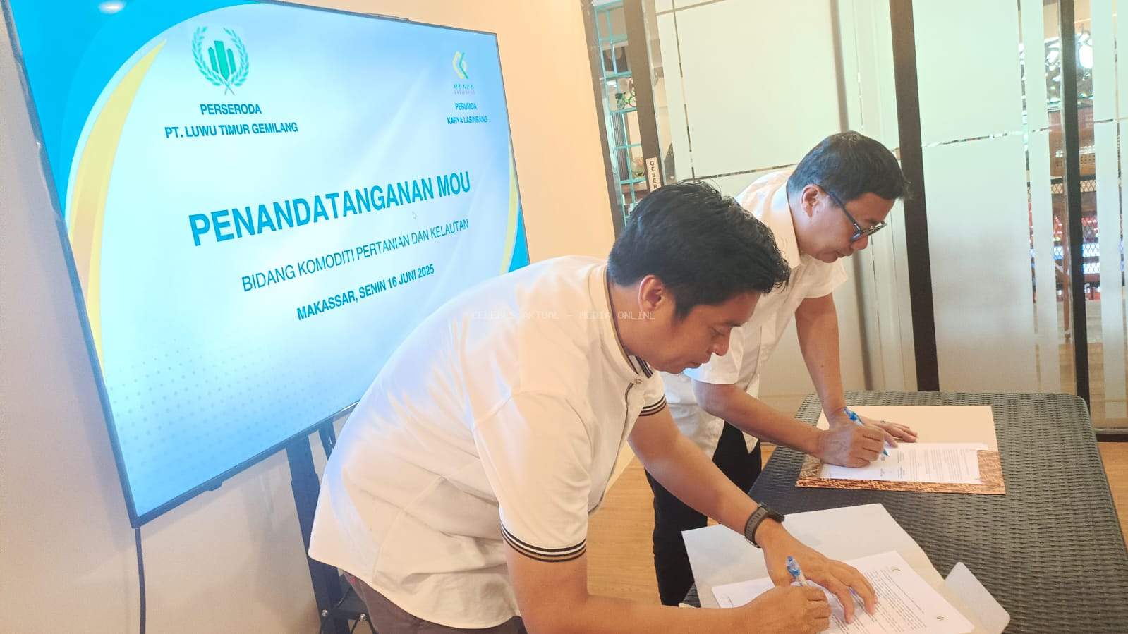 PT Luwu Timur Gemilang Perluas Jaringan Bisnis, Teken MoU dengan 3 BUMD di Sulsel 