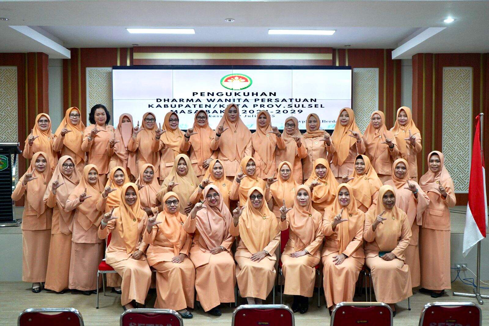 Pengurus DWP Lutim Masa Bakti 2024-2029 Resmi Dikukuhkan Secara Virtual