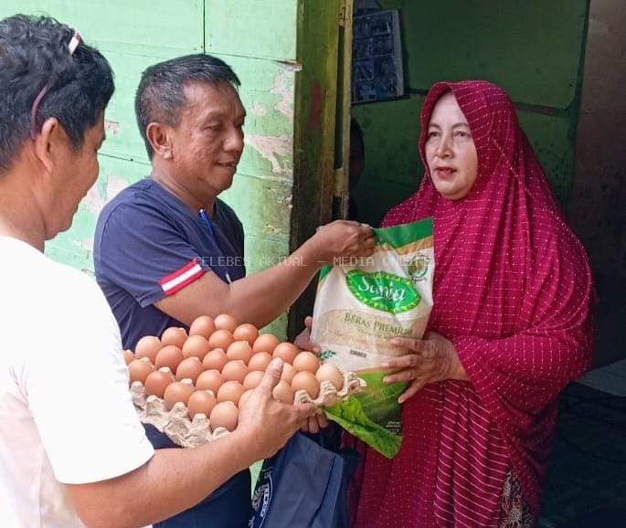 Gerakan Lutim Jum'at Sedekah Kembali Bagikan Sedekah di Dua Lokasi Berbeda