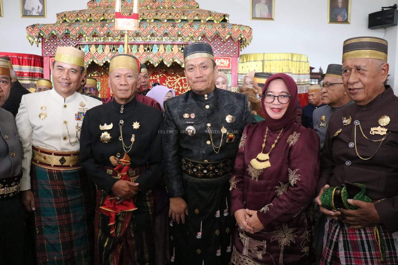 Bupati dan Wabup Lutim Hadiri Pengukuhan Mincara Malili, Komitmen Lestarikan Adat Luwu
