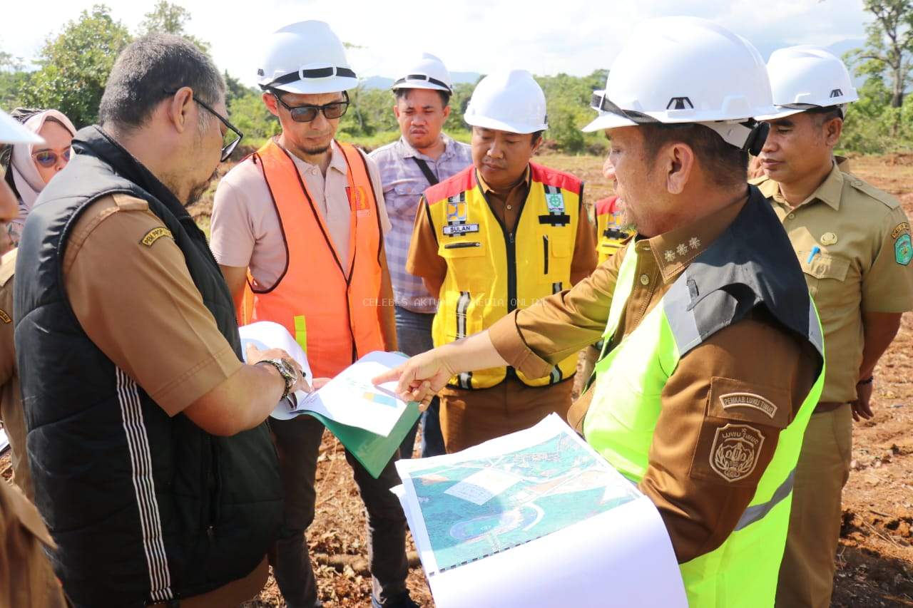 Bupati Irwan Tinjau Pembangunan Labkesmas di Malili, Target Rampung Tepat Waktu