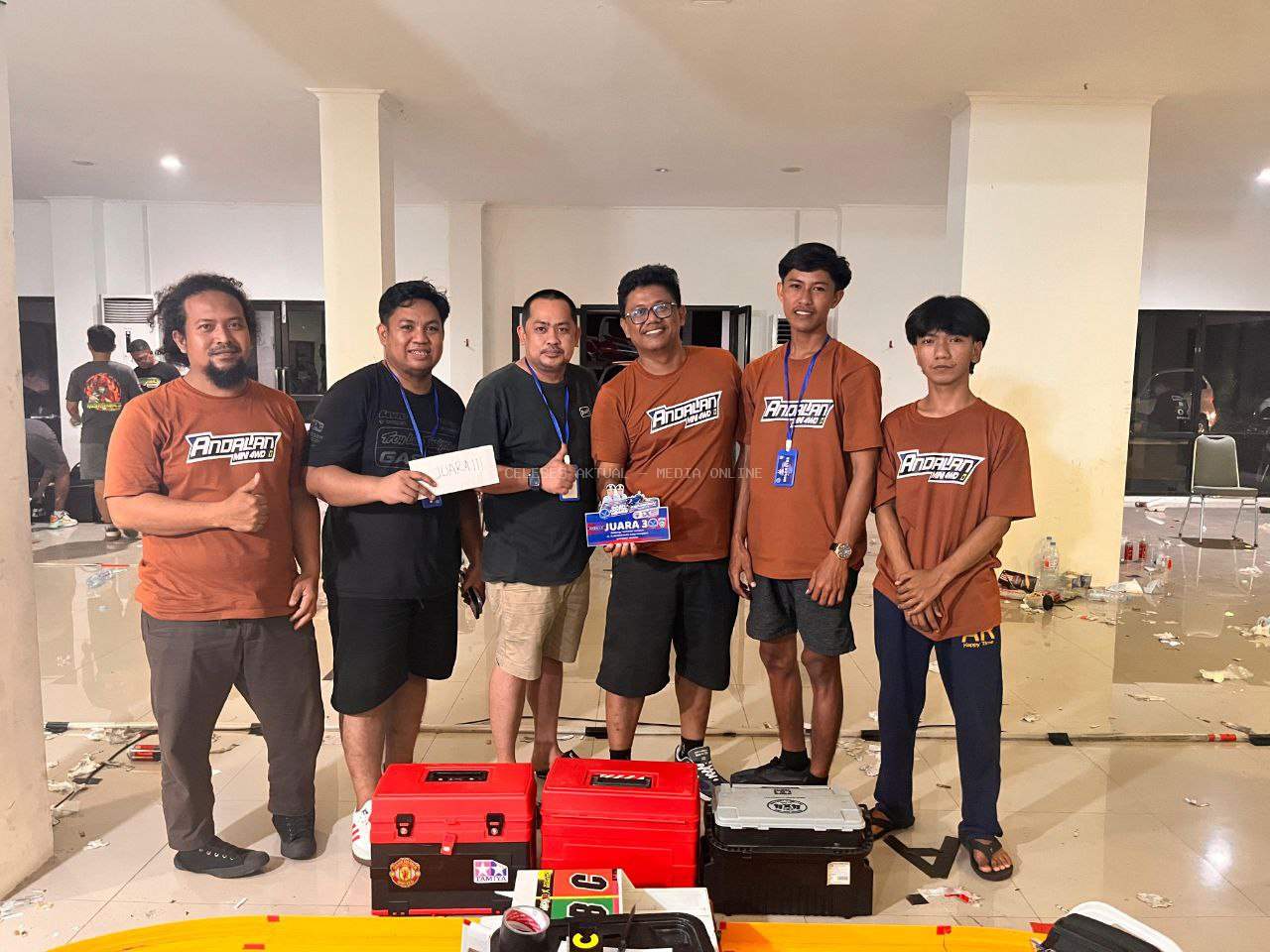 Tim Tamiya IMI Luwu Timur Raih Juara 3 pada Kejurprov Damper Class Series ke-3 di Parepare