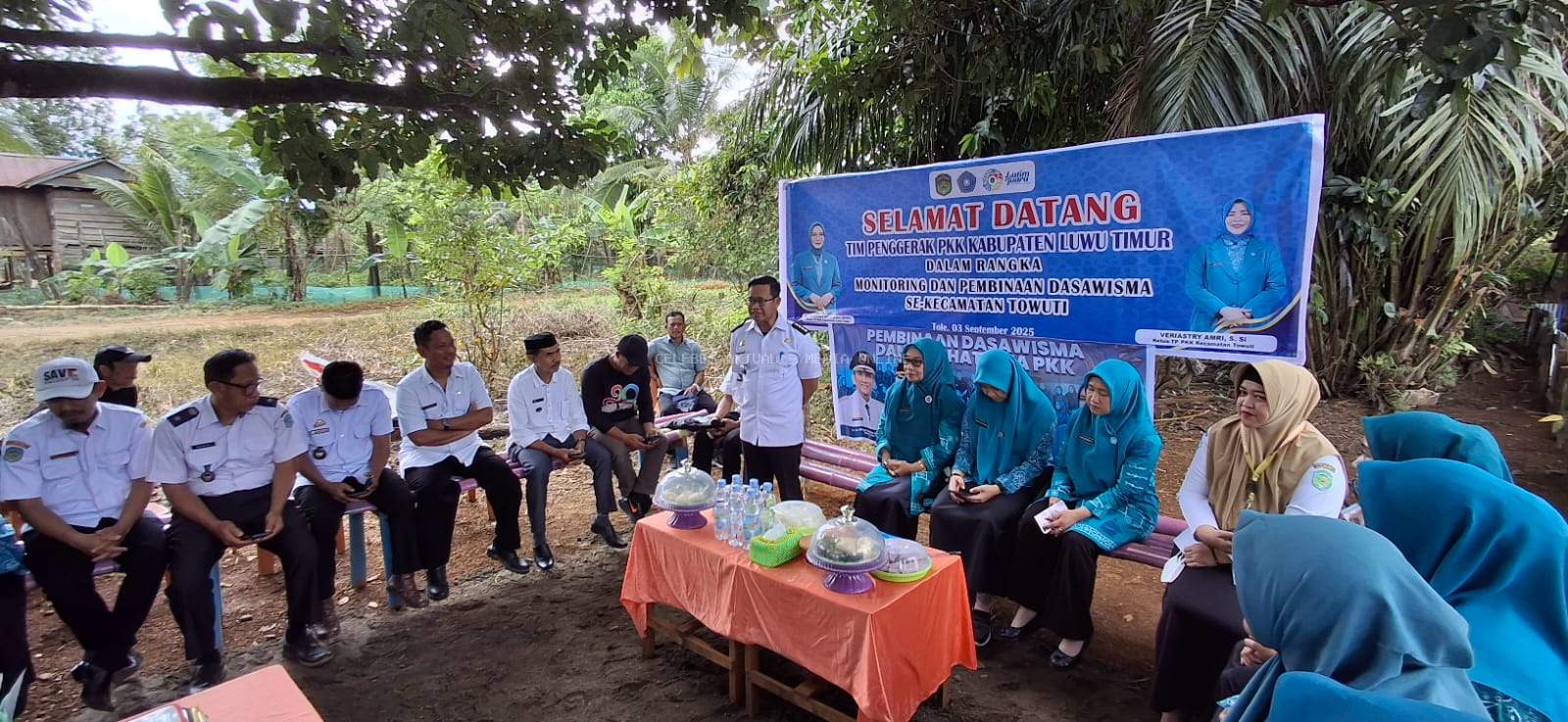 PKK Lutim Bina Dasawisma di Towuti, Dorong Pemanfaatan Pekarangan lewat Aku Hatinya PKK