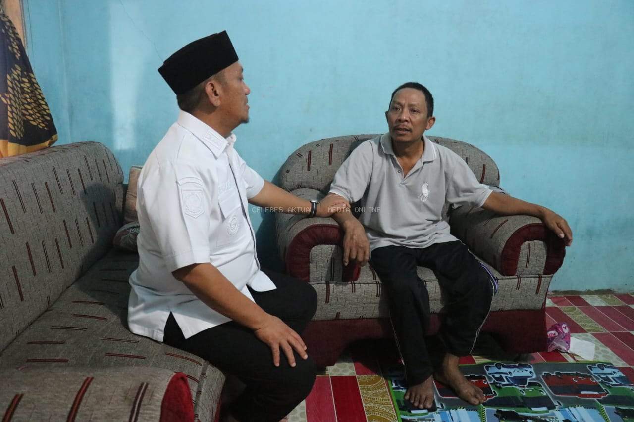 Bupati Luwu Timur Jenguk Sahabat Lamanya di Wasuponda