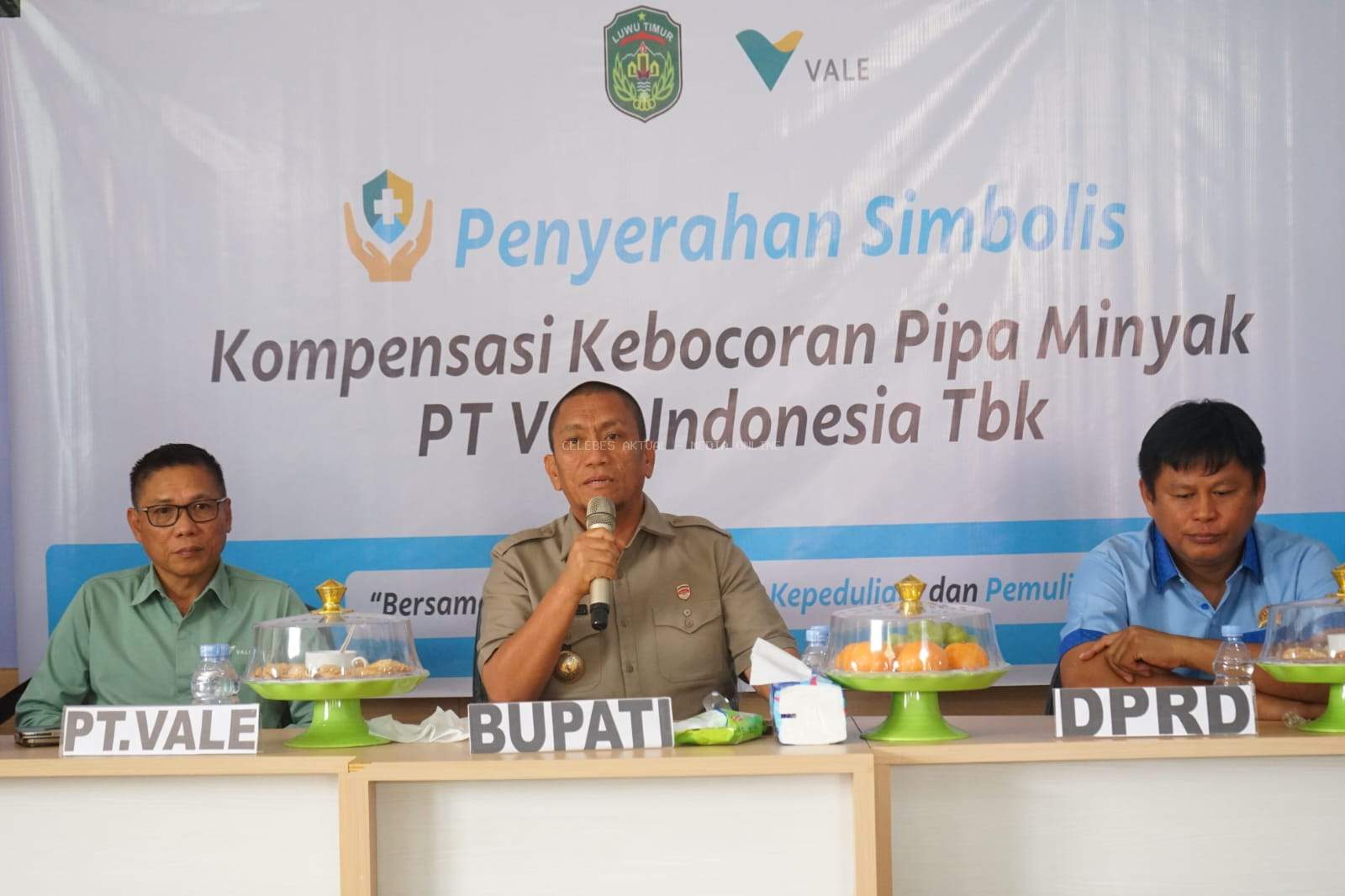 Bupati Irwan Minta PT Vale Selesaikan Kompensasi Paling Lambat Oktober