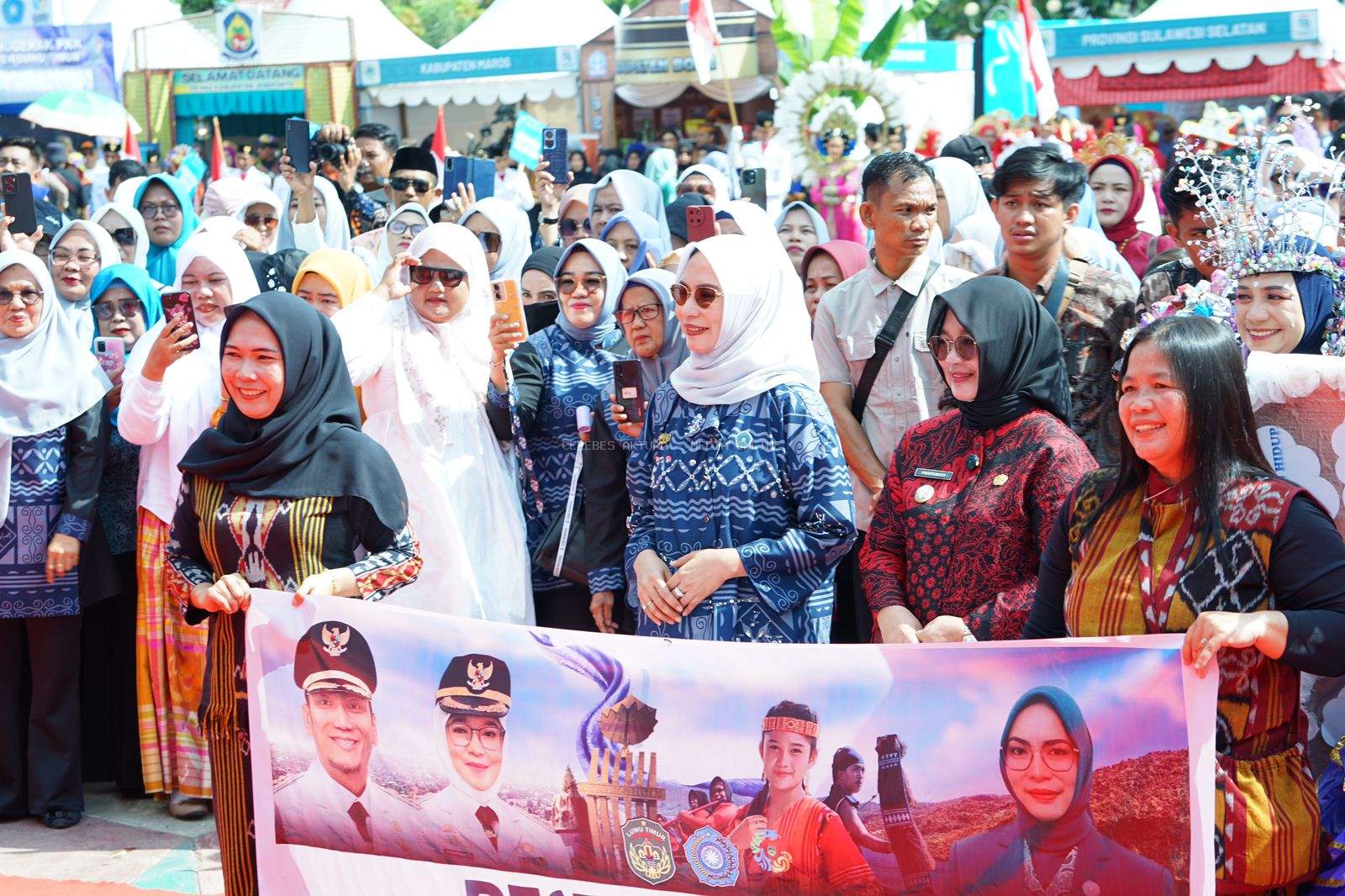 Hadir Langsung di Jambore PKK Sulsel, Wabup Puspawati Beri Motivasi Kader Lutim