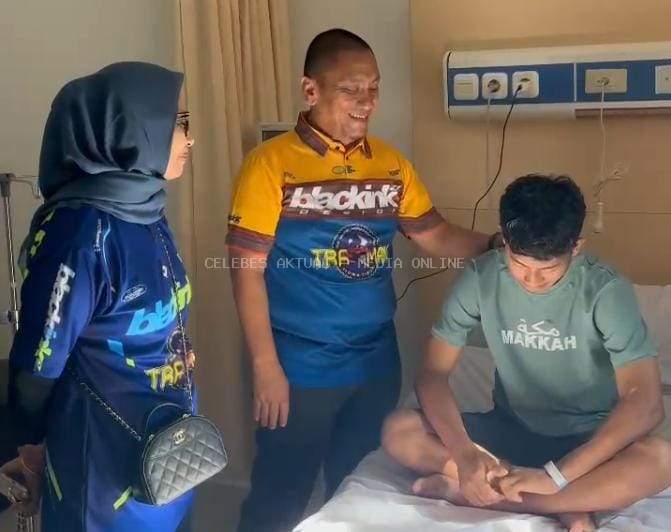 Crash Saat Kualifikasi, Bupati Irwan dan Istri Jenguk Badly di RSUD NTB