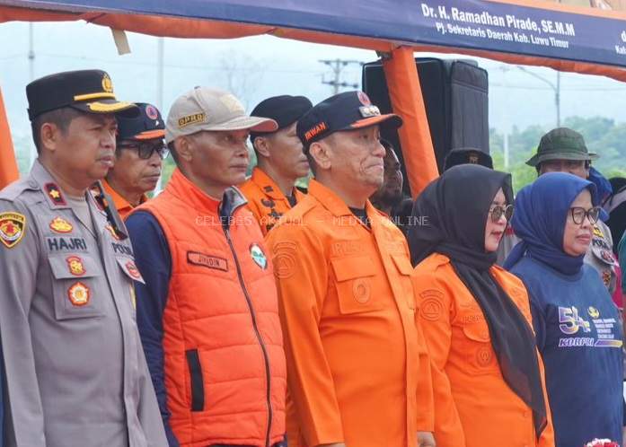 Wakil Ketua I DPRD Luwu Timur Hadiri Apel Gelar Pasukan dan Peralatan Kesiapsiagaan Penanganan Bencana