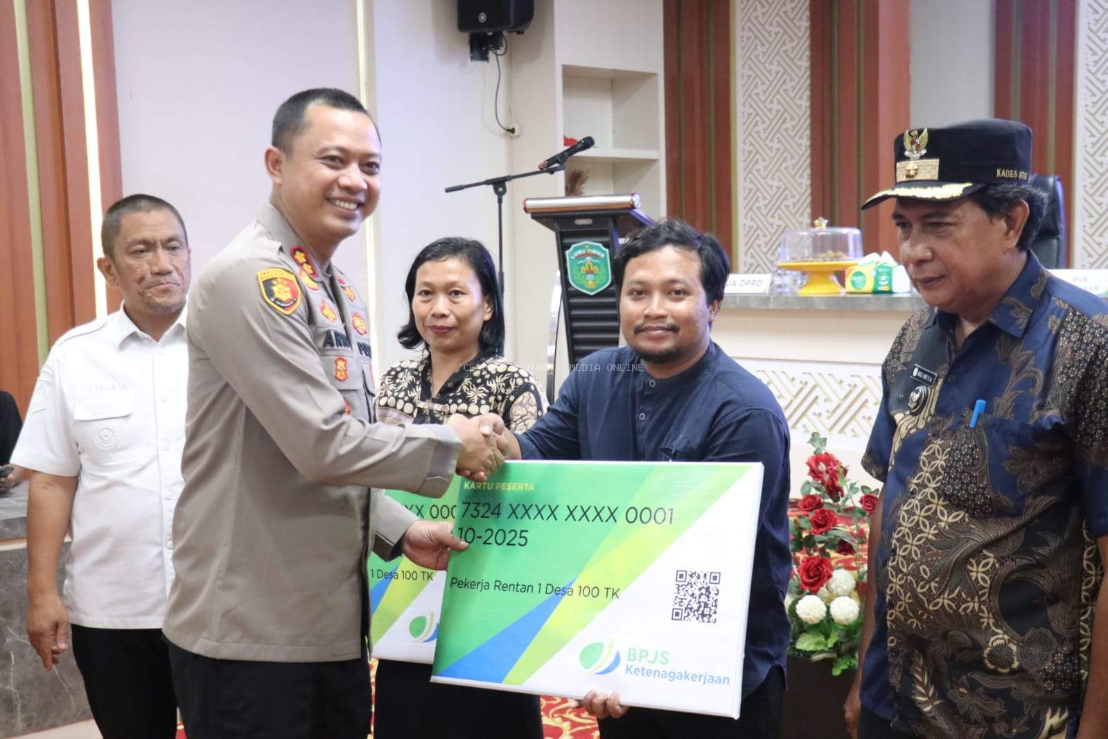 Bupati Irwan Launching Program BPJS Ketenagakerjaan untuk 12.800 Pekerja Rentan