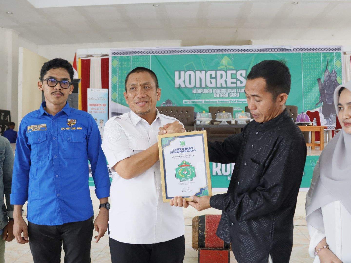 Bupati Irwan Ajak Mahasiswa Jadi Pelaku Investasi di Kongres XII HAM Lutim